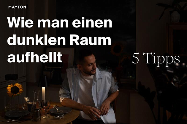 5 Möglichkeiten, einen dunklen Raum mit Maytoni aufzuhellen